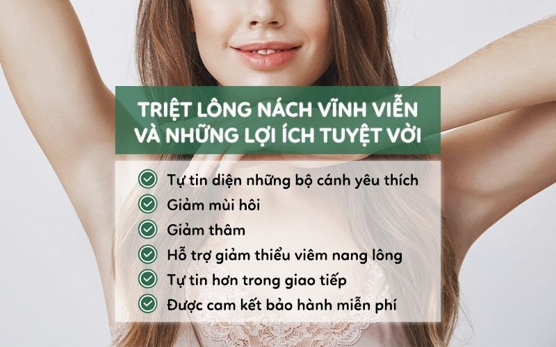 Lợi ích khi triệt lông nách vĩnh viễn bằng laser (Nguồn: Internet)